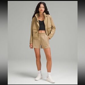 Lululemon Always Effortless Jacket filbert Tan size 6